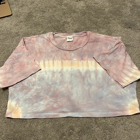TNA TIE DYE Cropped Tee - Picture 1 of 2